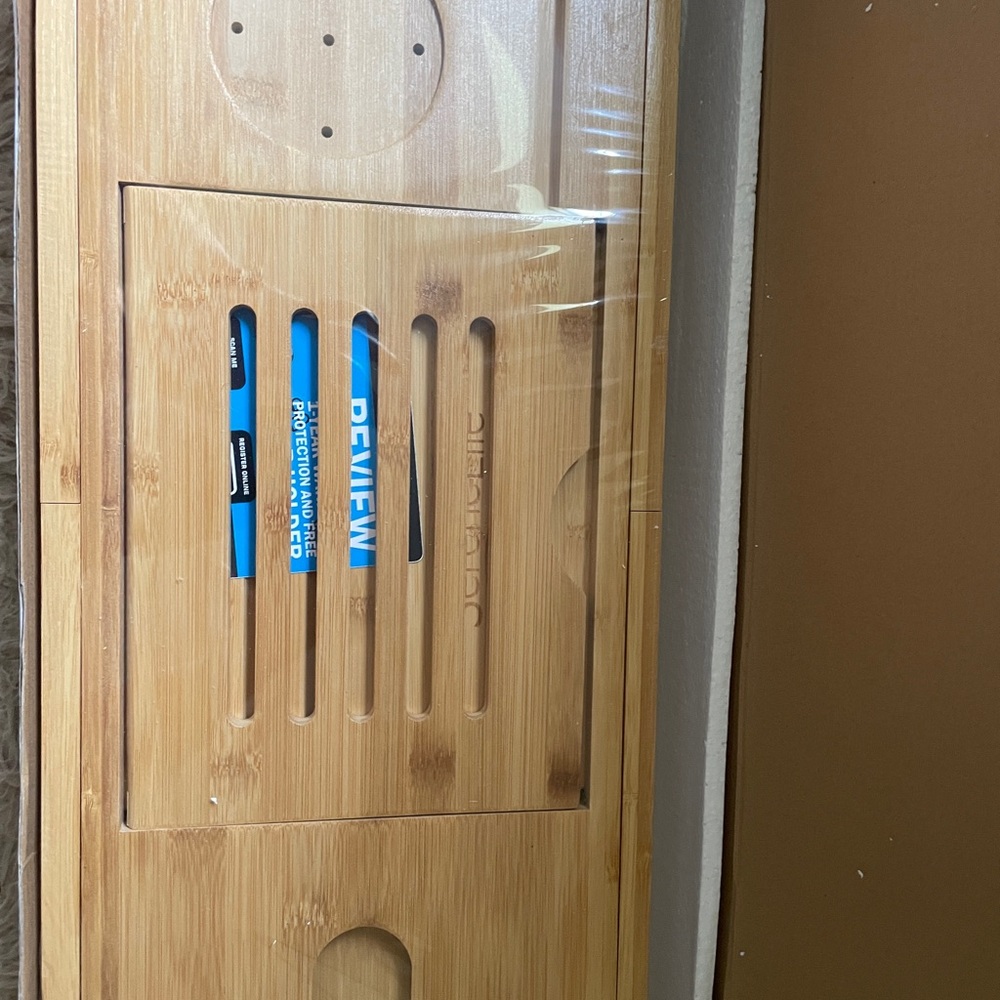 Bamboo Bathtub Caddy Tray